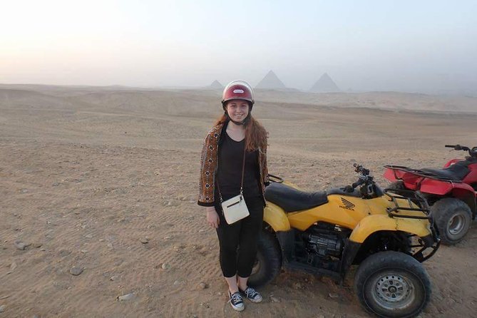 1 Hour Desert Safari By ATV Quad Bike around Giza Pyramids - What the guide and private format add