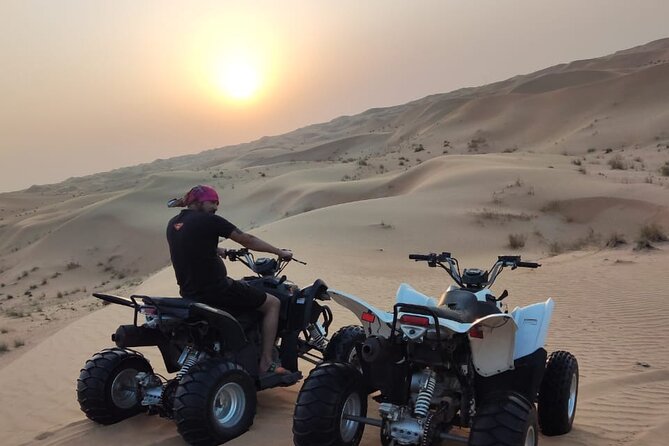 1 hour Quad Biking Experience with pick and drop - One Hour of Self-Drive Through the Sand