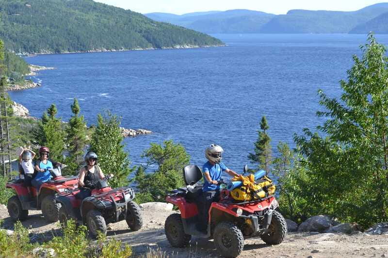 15 min. Tadoussac : Guided ATV tour excursion - Families, friends, and shared driving