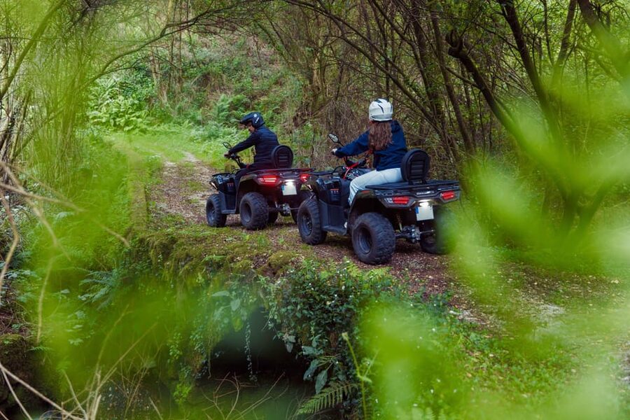 2h Quad Tour • Arcos de Valdevez • Peneda Gerês - Getting comfortable on the Loncin Xwolf 300