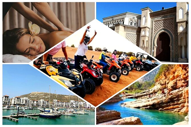 4 excursions in 1 pack = city tour + hammam massage + quad or buggy + paradise - Mohamed V Mosque, argan oil, and local shopping