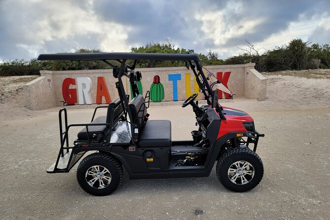 4Seater UTV Golf Cart in Grand Turk - A practical Grand Turk route for a few hours