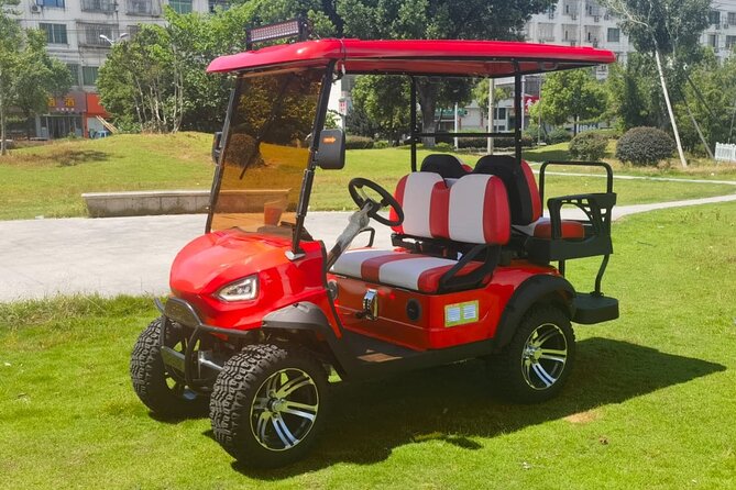 4Seater UTV Golf Cart in Grand Turk - The handover, map, and driving setup