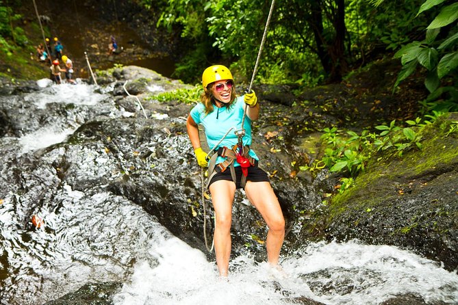 5 Hour Off-Road ATV+ Zipline+ Waterfall Rappelling+ Tractor Jungle Tour - The Ocean Ranch setting near Jaco