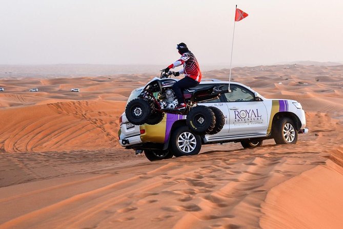 6-Hour Dubai Desert Safari with BBQ Dinner & Quad Biking - The 4x4 ride across rolling sand