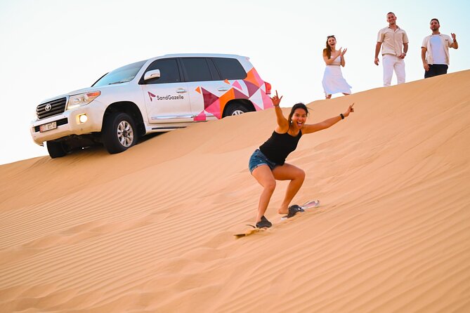 Abu Dhabi Evening Desert Safari - Private car Dune bashing & BBQ - BBQ dinner and live entertainment