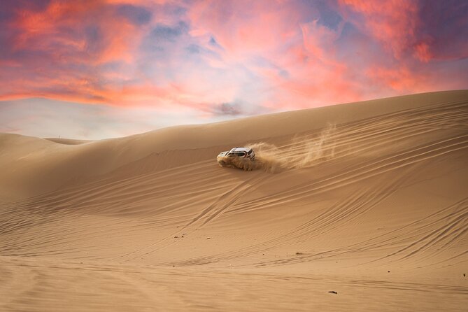 Abu Dhabi Morning Desert Safari: 4x4 Dune Bashing, Camel Ride and Sandboarding - The Al Khatim dunes and the big 4x4 ride