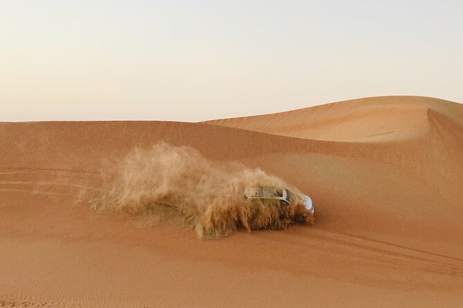 Abu Dhabi Morning Desert Safari,Dune Bashing,Sandboarding,Camel Riding&Quad Bike - Leaving Abu Dhabi for the open desert
