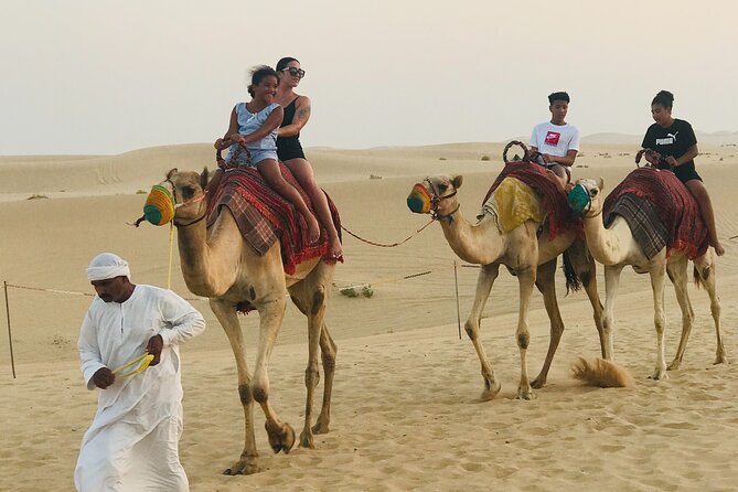 Abu Dhabi Morning Desert Safari,Dune Bashing,Sandboarding,Camel Riding&Quad Bike - Who will enjoy this safari most?