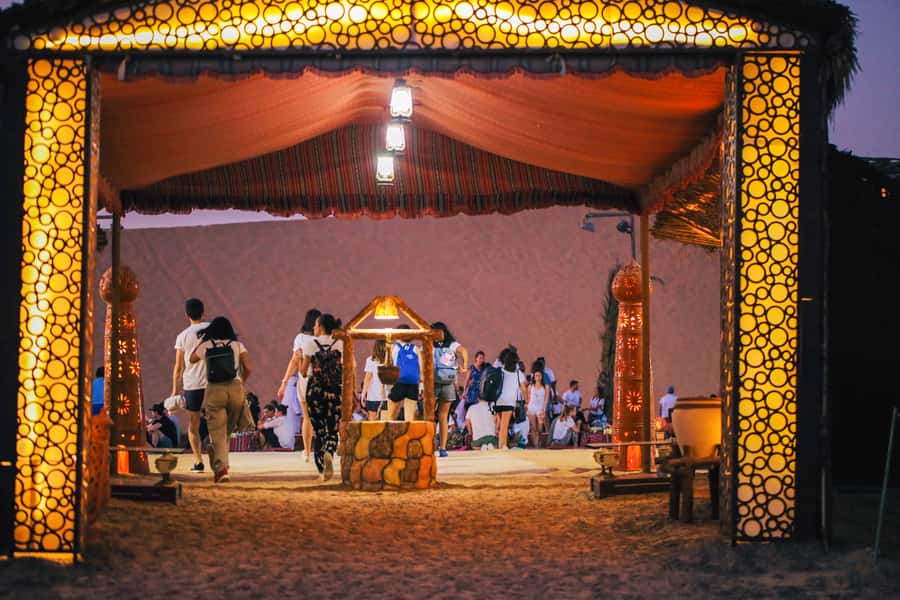 Abu Dhabi Traditional Desert Camp Experience And Quad Bike - Camel farm and a short traditional ride