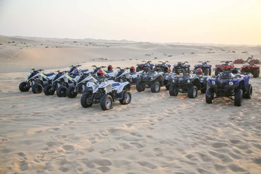 Abu Dhabi Traditional Desert Camp Experience And Quad Bike - Barbecue dinner under the stars