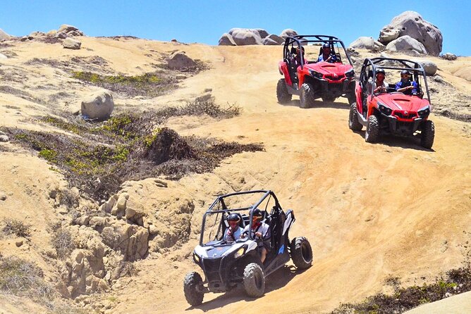 Adventure in Los Cabos Margaritas beach in ATV/UTV desert tour - The tequila tasting and the photo stop