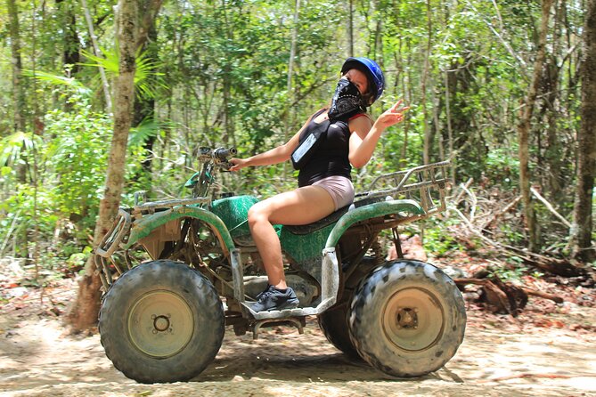 Adventure in the Mayan Jungle with ATV and Zip Line in Tulum - The rappel wall adds a short but physical challenge
