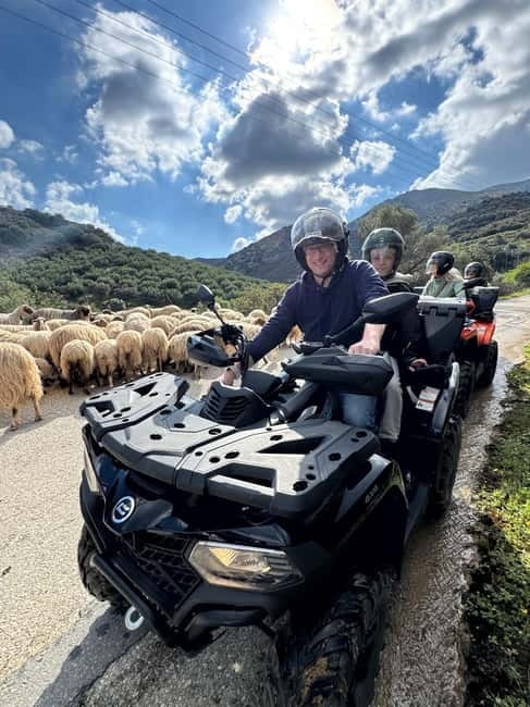 Ag. Pelagia Crete: Quad Safari to explore authentic villages - From Agia Pelagia to the open tracks