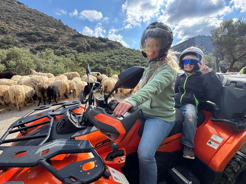 Ag. Pelagia Crete: Quad Safari to explore authentic villages - Climbing toward the mountain views
