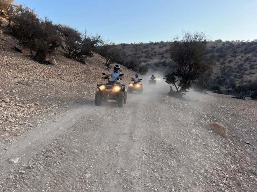 Agadir: Agafay Desert Quad Biking With Goats On The Tree - Two hours through dust, hills, and open views