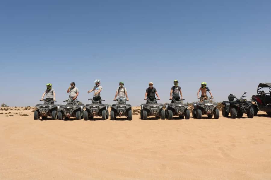Agadir: Quad Bike Desert&Beach Adventure with Free Pickup - Quad riding, village tracks, and a tea stop near Agadir