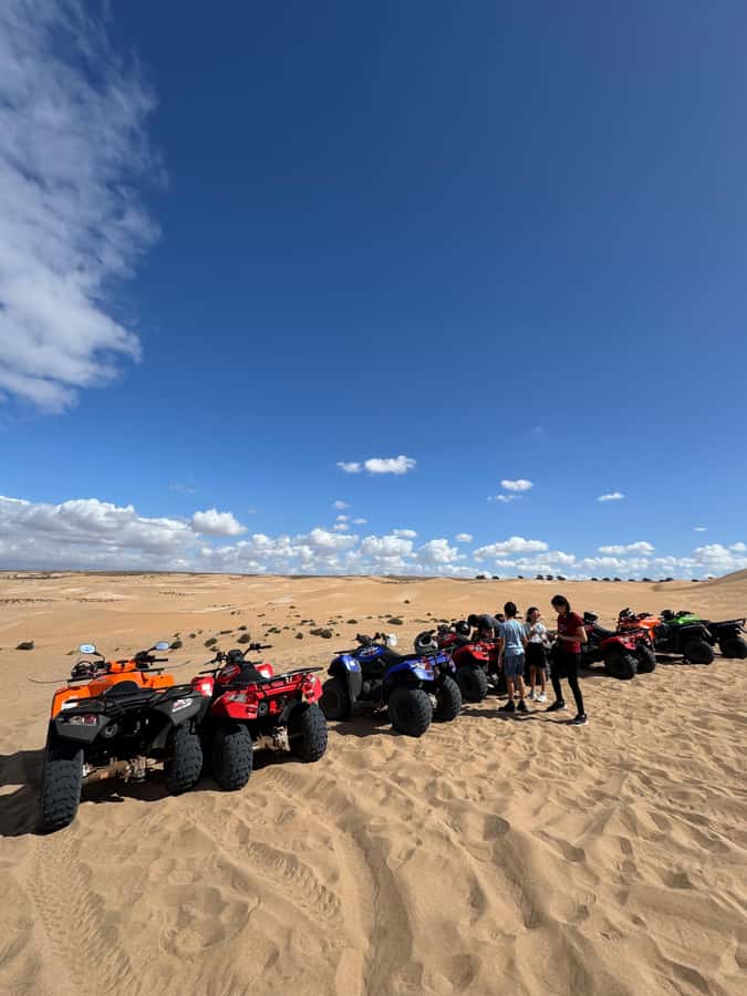 Agadir: Quad Bike Desert&Beach Adventure with Free Pickup - The safety lesson comes before the fun