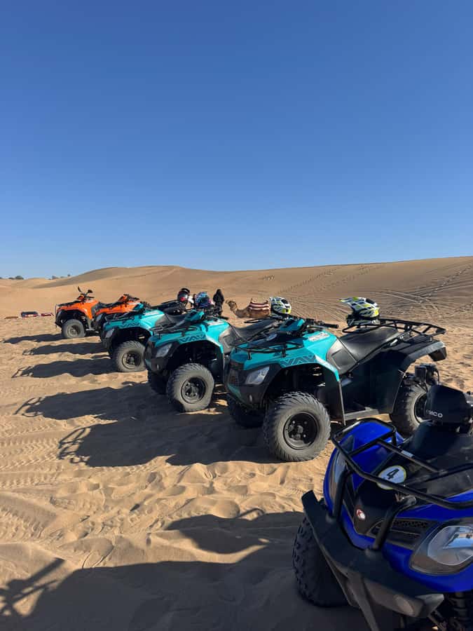 Agadir: Quad Bike Desert&Beach Adventure with Free Pickup - Two hours through desert, hills, and Berber villages