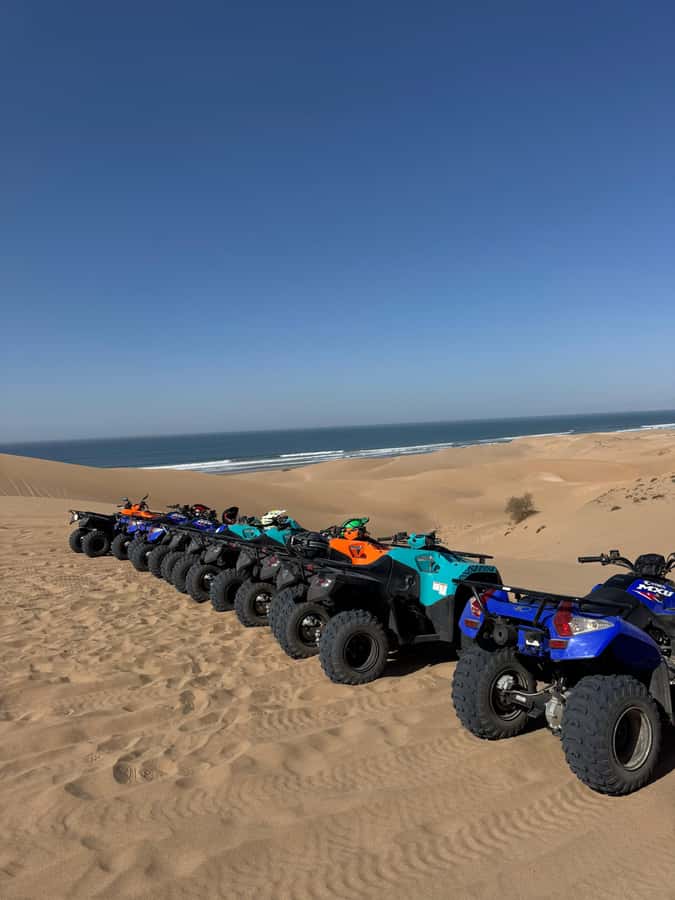 Agadir: Quad Bike Desert&Beach Adventure with Free Pickup - Pickup from Agadir and the ride to Sidi Toual Beach