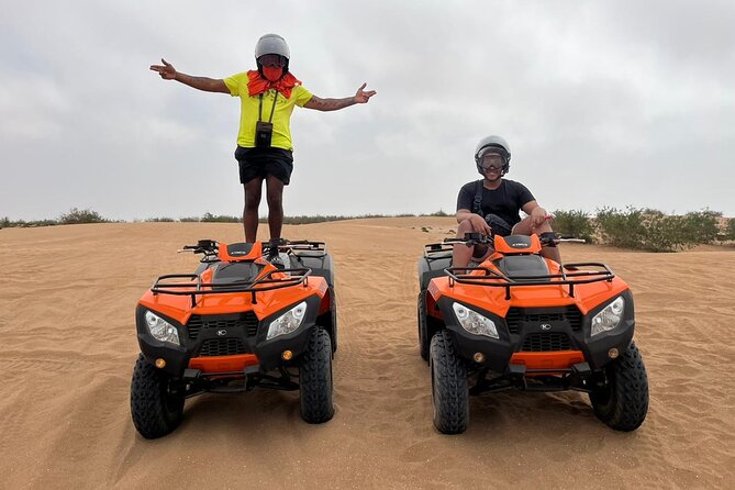 Agadir Quad Bike On The Beach With Optional Desert Sandboarding - Riding from beach sand to mountain tracks