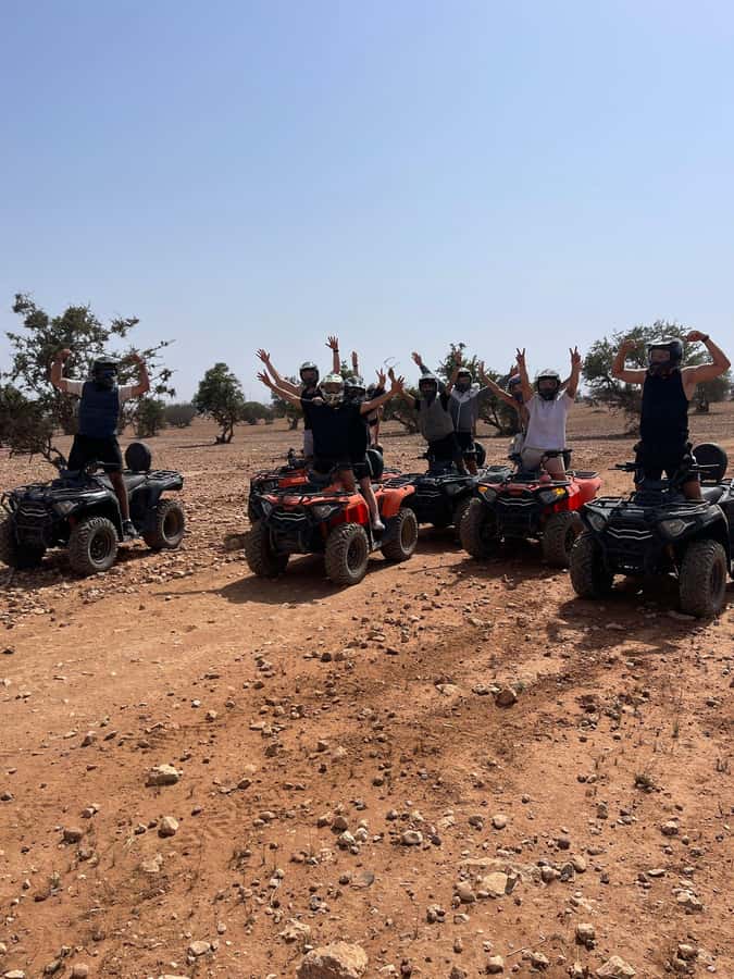 Agadir: Quad Bike Safari Desert With Moroccan Tea - Language, cancellation, and booking details