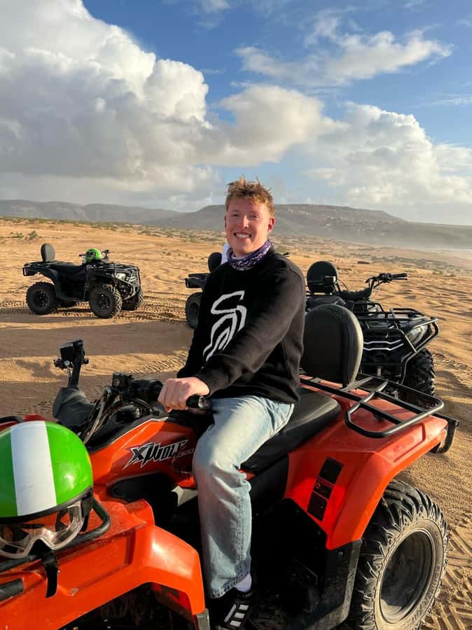 Agadir/Taghazout: Beach Quad Bike & Desert Sandboarding Tour - The pickup from Agadir, Taghazout, and nearby towns