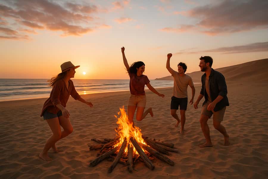 Agadir/Taghazout: Beach Quad Bike & Desert Sandboarding Tour - Riding the quad along the beach and desert tracks