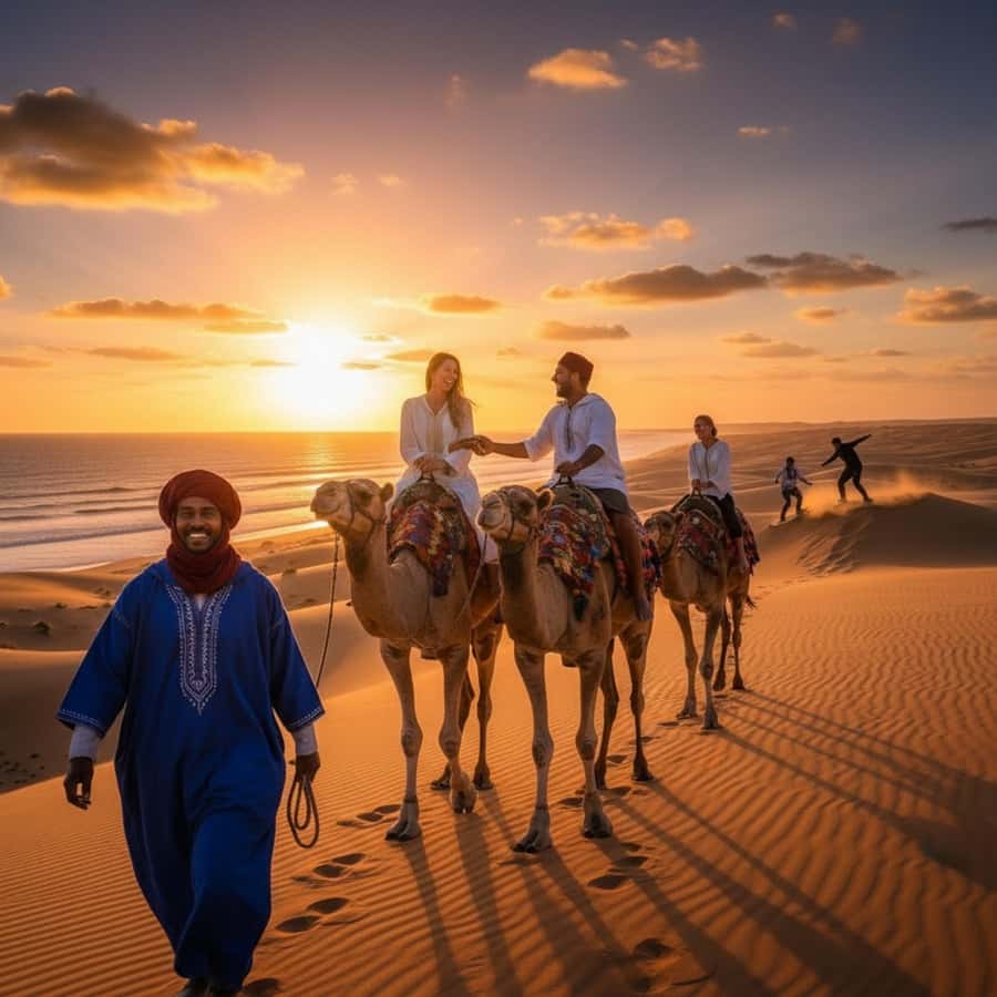 Agadir/Taghazout : Quad Bike & Camel Ride On The Beach - Two Moroccan rides beside the Atlantic
