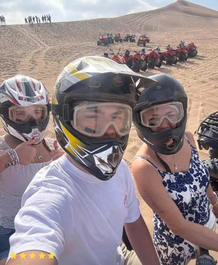 Agadir/ Taghazout: Safari Quad Bike on the Beach & Desert - Mint tea and biscuits finish the outing well