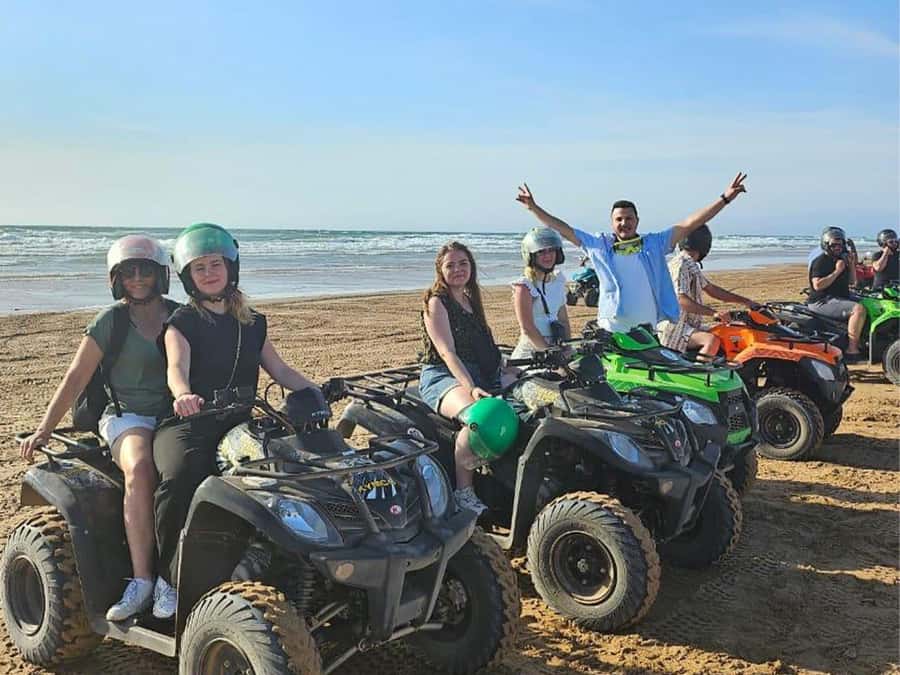 Agadir to Tifnit Desert: Quad Biking Tour with Sandboarding - Getting started on the quad bikes