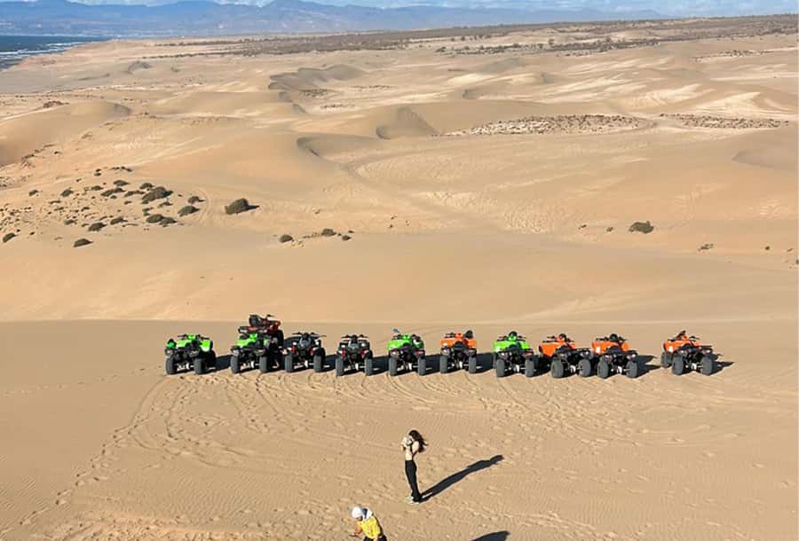 Agadir to Tifnit Desert: Quad Biking Tour with Sandboarding - Two hours across dunes, tracks, and beach