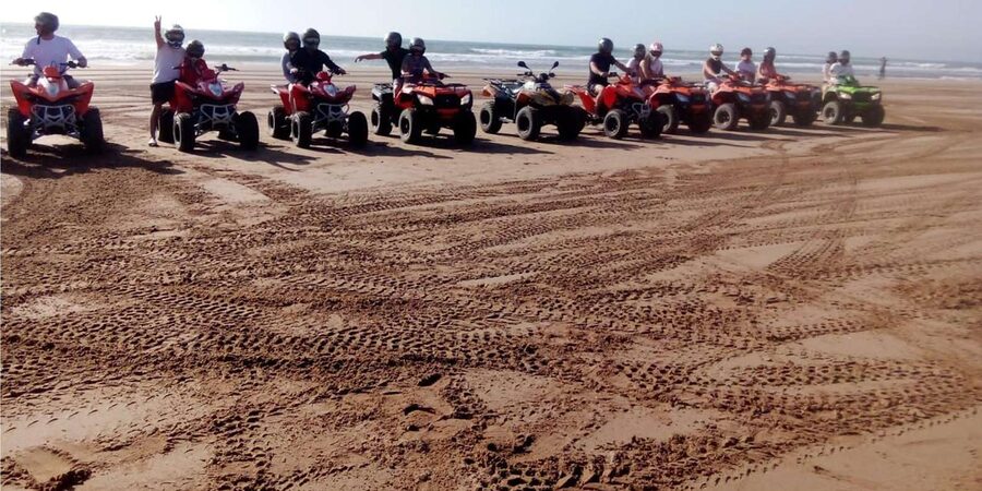Agadir to Tifnit Desert: Quad Biking Tour with Sandboarding - Sandboarding on soft dunes