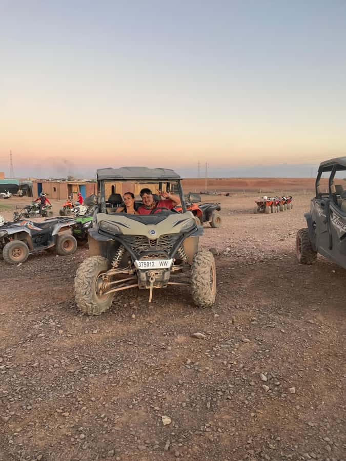 Agafay Desert 4-Seater Buggy Experience | Family & Premium - Moroccan tea, bread, pancakes, and honey