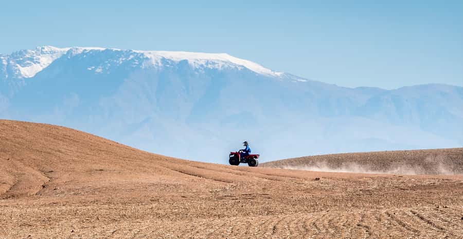 Agafay Desert: Quad Bike and Camel Ride Adventure Tour - Tea, pancakes, and a village welcome