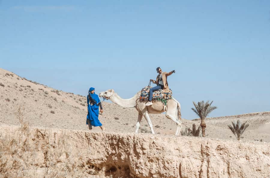 Agafay Desert: Quad Bike and Camel Ride Adventure Tour - The camel ride through Agafay’s dry hills