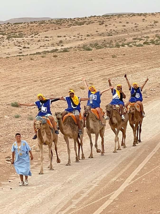 Agafay experience : Dinner with sun set camel or quad ride - The ride from Marrakesh to the camp