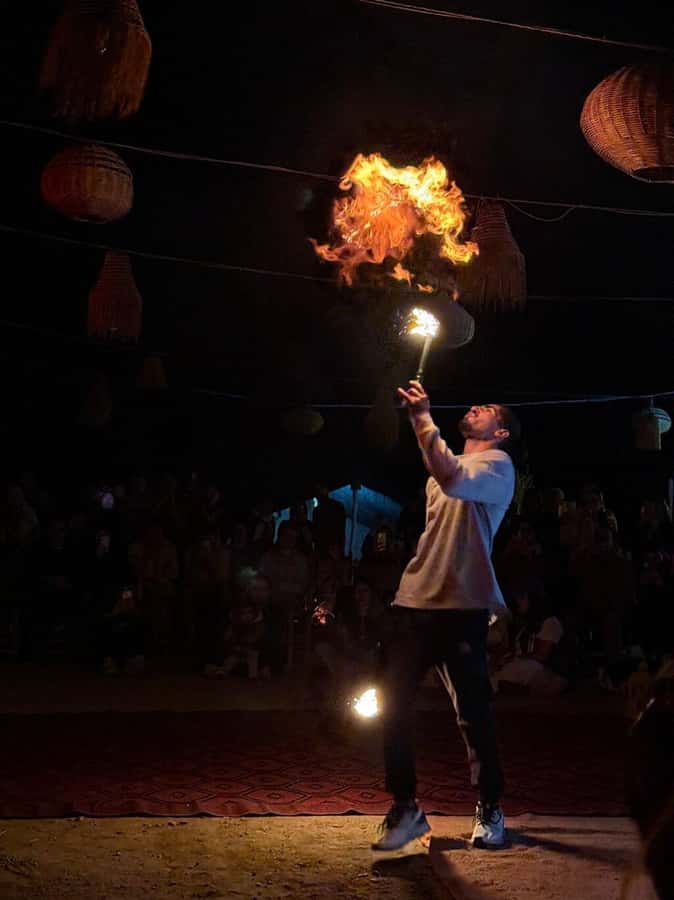 Agafay Tour: Sunset, Dinner, Camel ride, Quad and fire show - Pickup from Marrakech and the road out