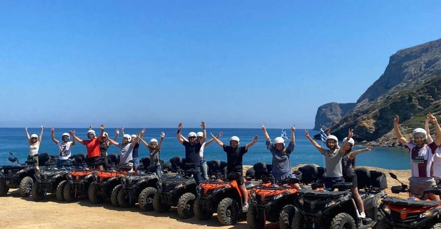 Agia Pelagia Crete Quad Bike authentic backland Tour - Getting started at Quad Safari Peninsula
