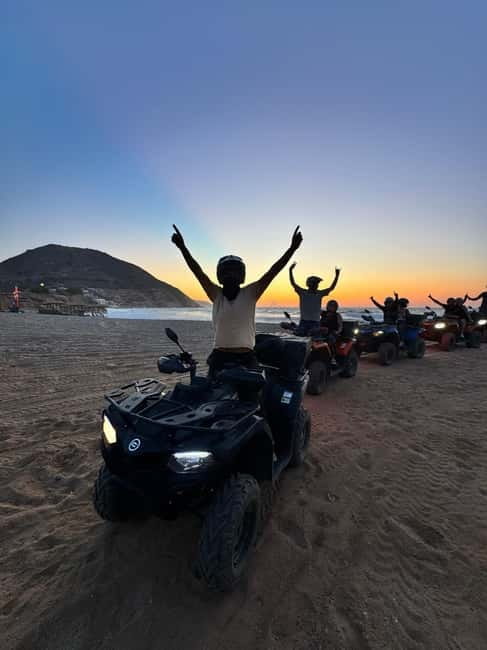 Agia Pelagia: Sunset or Morning Quad Tour & Ghost Town Visit - Riding Above Agia Pelagia for the First Views