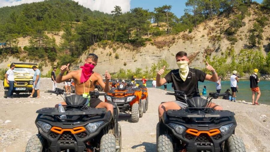 Alanya: 4X4 Quad Safari Tour in the Mountain - The safety briefing and first ride
