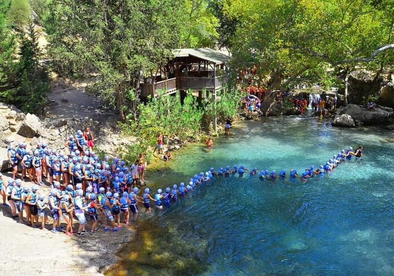 Alanya /Antalya /Side Rafting and Buggy, Quad Option Zipline - The safety briefing before the river