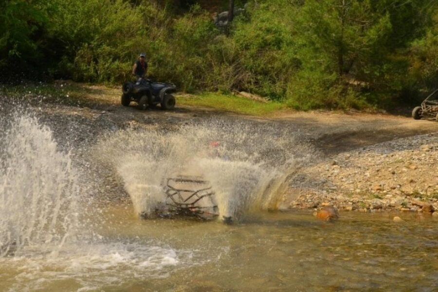 Alanya: Exciting Quad Safari Tour - The river stop adds a welcome half-hour