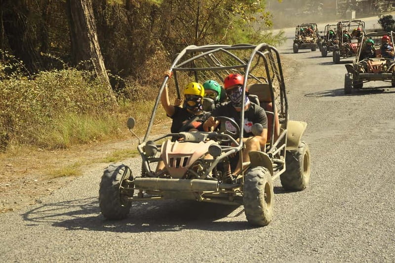 Alanya Family Buggy Off-Road Fun for All! - Briefing, helmets, and the first practice run