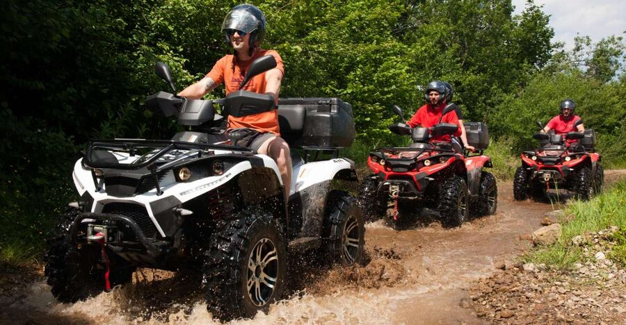Alanya: Forest Quad-Bike Excursion with Hotel Pickup - How the safety system works on the trail