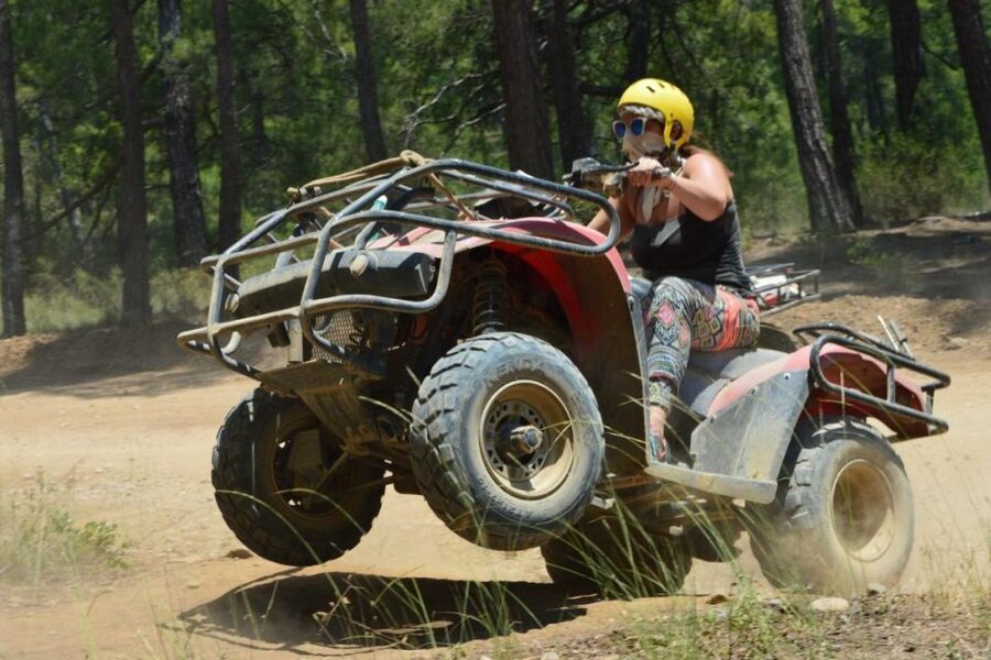 Alanya: Forest Quad-Bike Excursion with Hotel Pickup - The first ride: dust, dirt tracks, and mountain bends