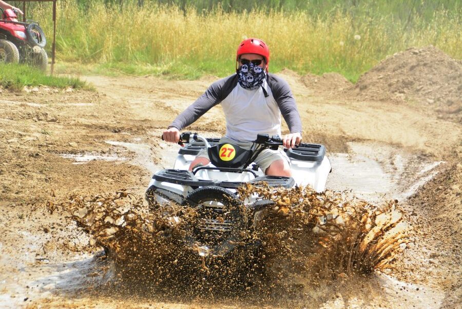 Alanya: Quad Bike Safari - Leaving Alanya for the Alara River