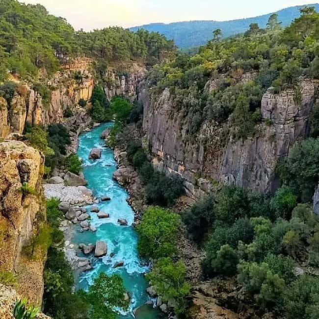 Alanya/Side/Antalya: Canyon Rafting, Buggy & Zipline Tour - Buggy or quad riding halfway through the river day