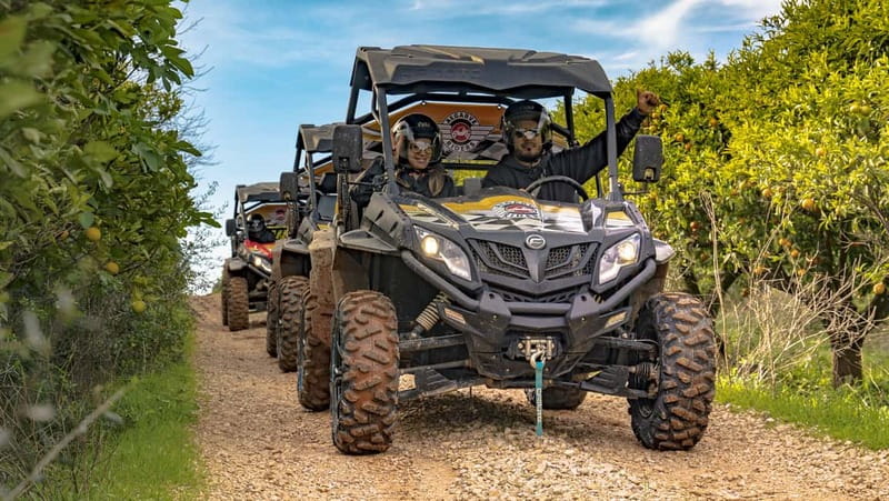 Albufeira: Buggy Adventure through the Algarve Hidden Gems - Crossing Amoreira on a short but scenic section