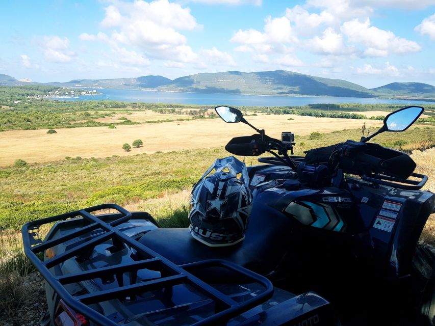 Alghero: Guided Quad Tour with Swim Stop - Honey tasting at a local farm